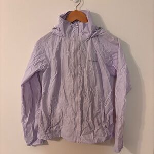 Columbia Lavender Windbreaker Jacket Small GUC
